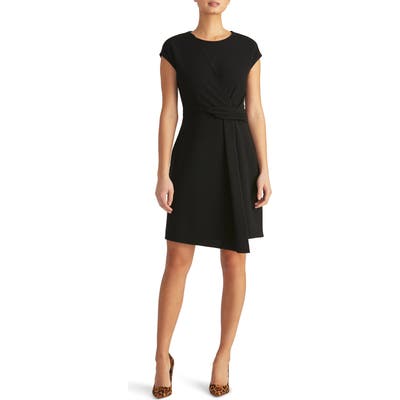 Rachel Roy Collection Asymmetrical Twist Knit Dress, Black