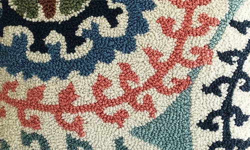 R16 Home Shayla Indoor/outdoor Throw Pillow In Aqua Multi
