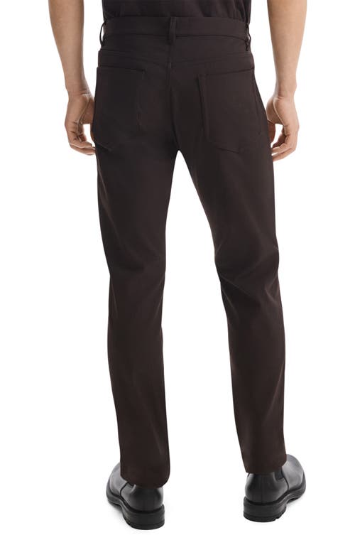 Shop Theory Raffi Twill Pants In Hickory