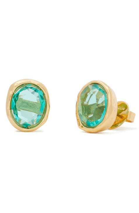 Kate spade green stud earrings | Nordstrom