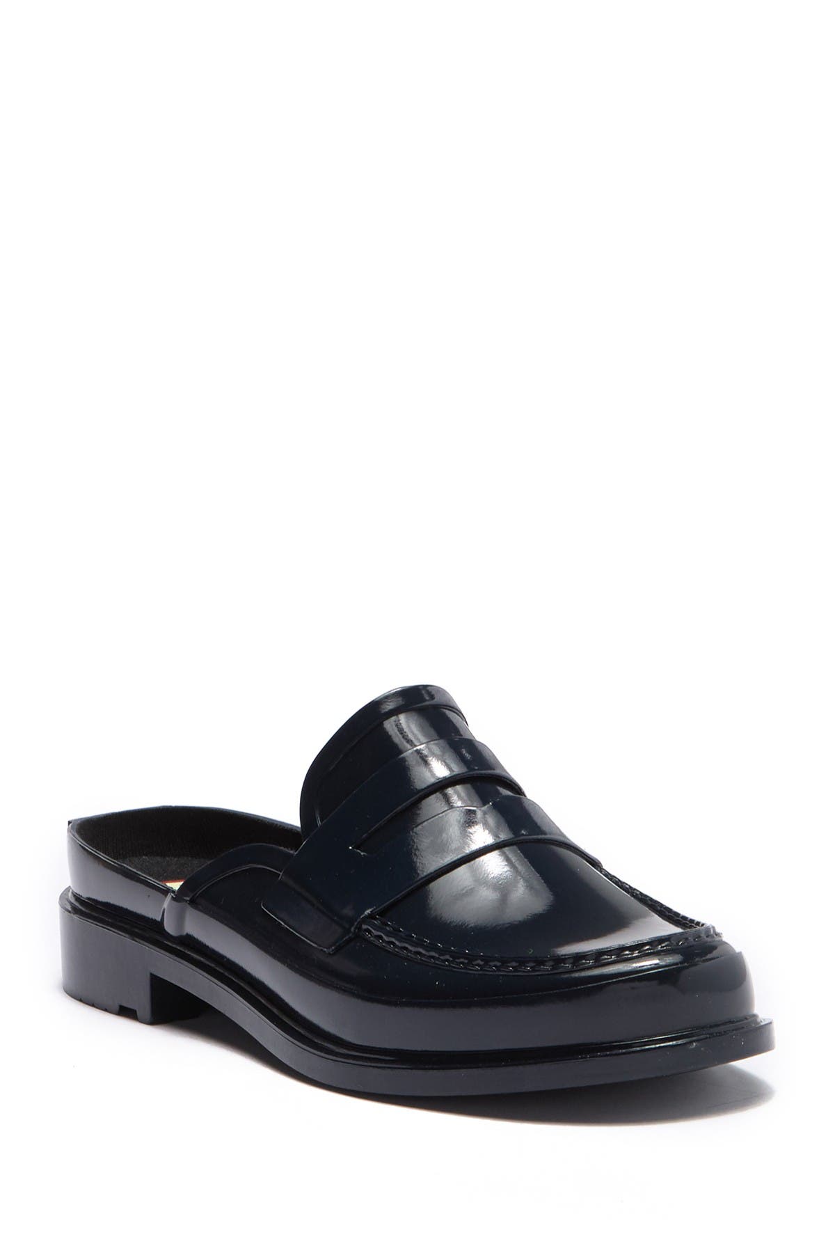 hunter backless penny loafer