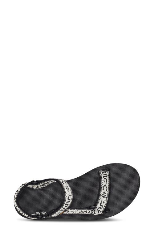 Shop Teva Original Universal Sandal In Bandana White/black