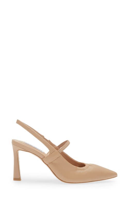 Steve Madden Grae Slingback Pump In Nude Leather