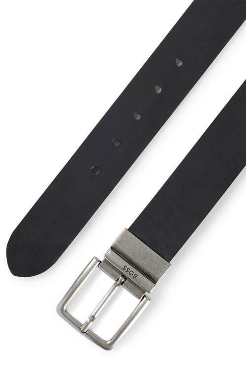 Shop Hugo Boss Boss Omar Reversible Belt In Black