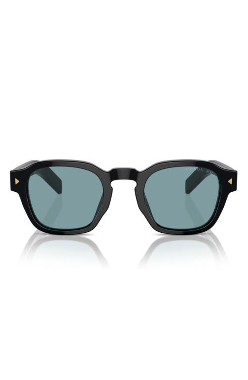 52mm Phantos Sunglasses in Black