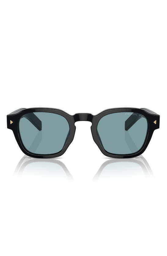Shop Prada 52mm Polarized Phantos Sunglasses In Black