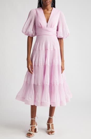 Zimmermann pleated top tier dress