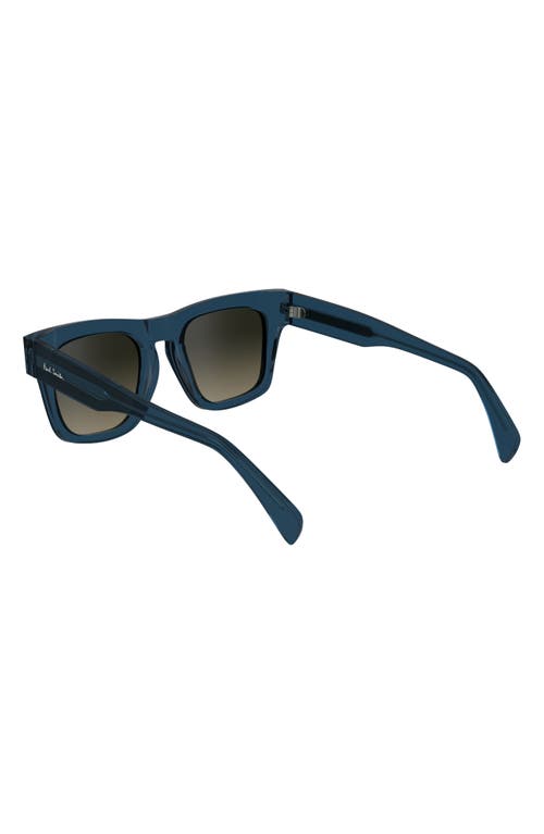 Paul Smith Kramer 51mm Rectangular Sunglasses In Blue