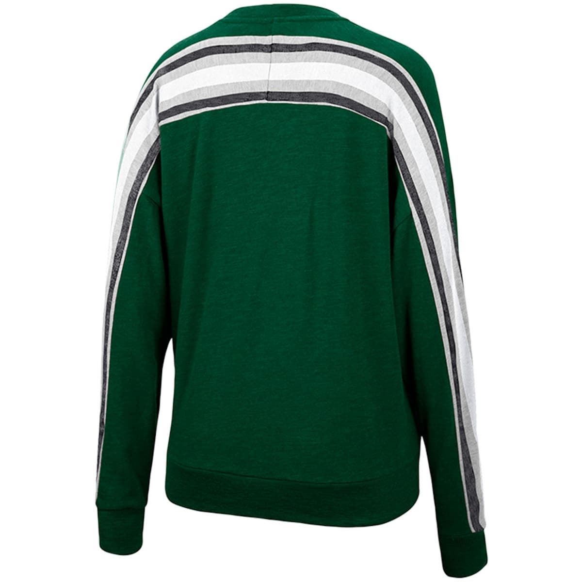 Colosseum Women S Colosseum Heathered Green Michigan State Spartans Team Oversized Pullover Sweatshirt Nordstrom