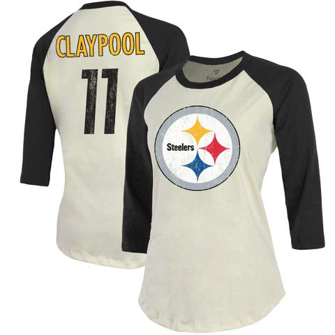 Pittsburgh Steelers Women's DKNY Julia Boxy Short Sleeve T-Shirt