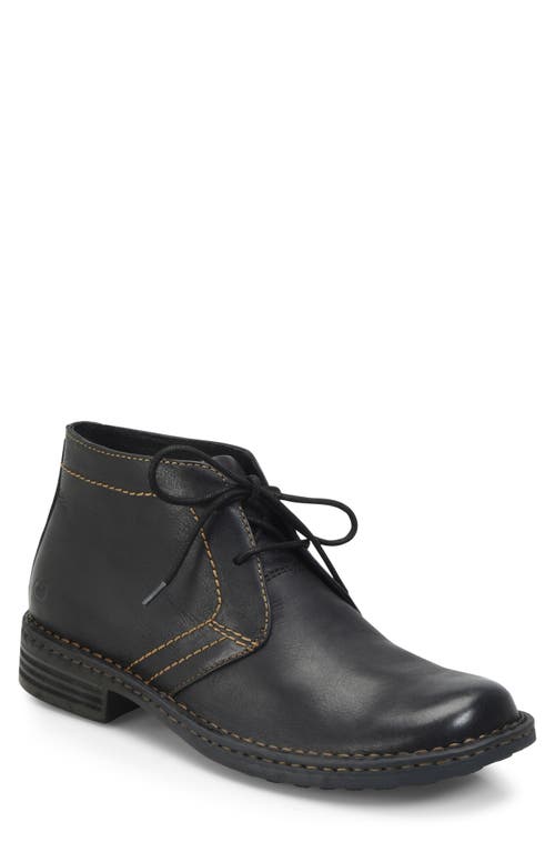 'Harrison' Chukka Boot in Black Leather