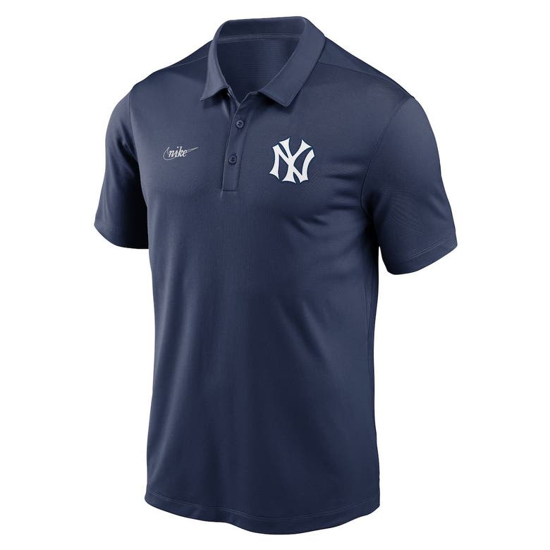 NIKE NIKE NAVY NEW YORK YANKEES COOPERSTOWN COLLECTION REWIND FRANCHISE PERFORMANCE POLO