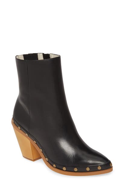Band Of Gypsies Empire Bootie In Black Leather