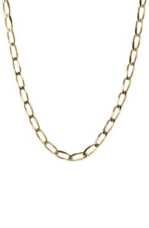 Biography Chain Necklace in Yellow Gold