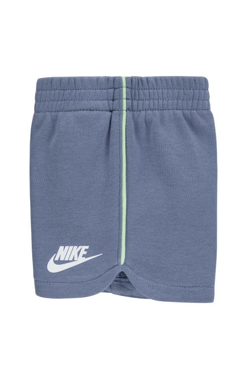 Shop Nike Graphic Polo & Sweat Shorts Set In Ashen Slate