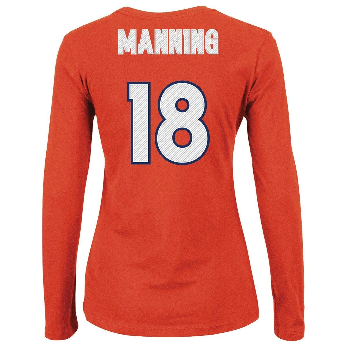 ORANGE AND BLUE Through and Through T-shirt Broncos Manning Hoodie Sweatshirt 