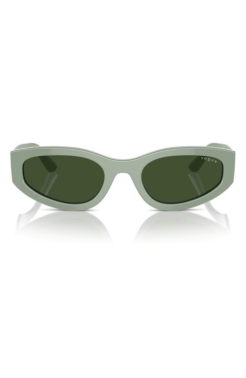 Vogue 54mm Cat Eye Sunglasses In Green