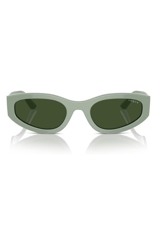 Shop Vogue 54mm Cat Eye Sunglasses In Green