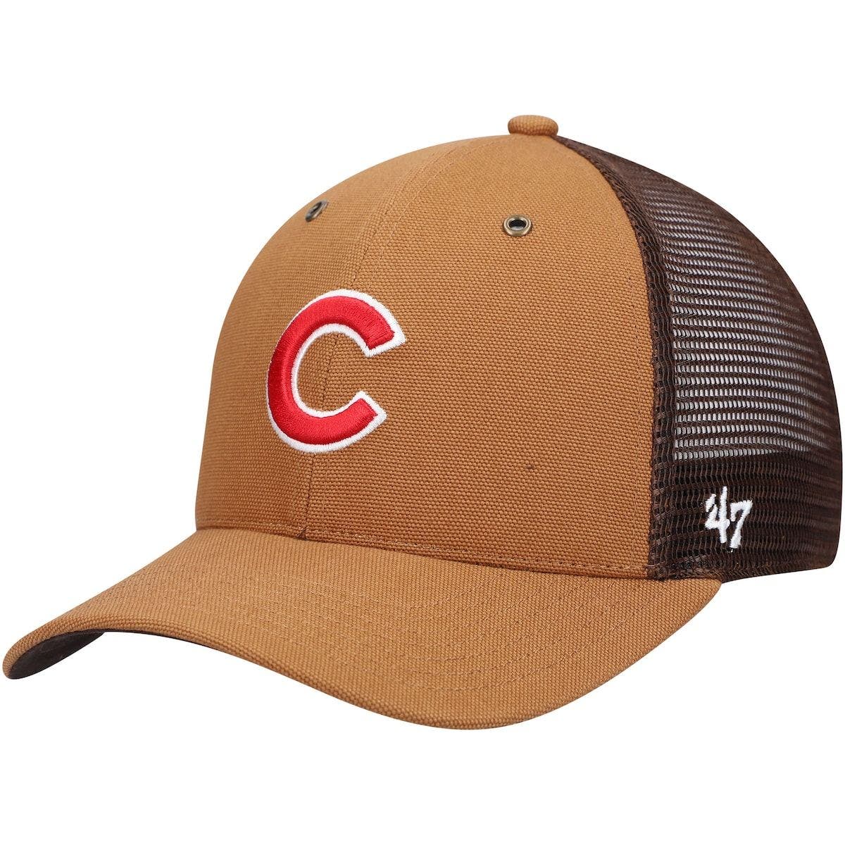 CARHARTT X 47 Men's Carhartt x '47 Brown Chicago Cubs MVP Trucker Snapback Hat at Nordstrom
