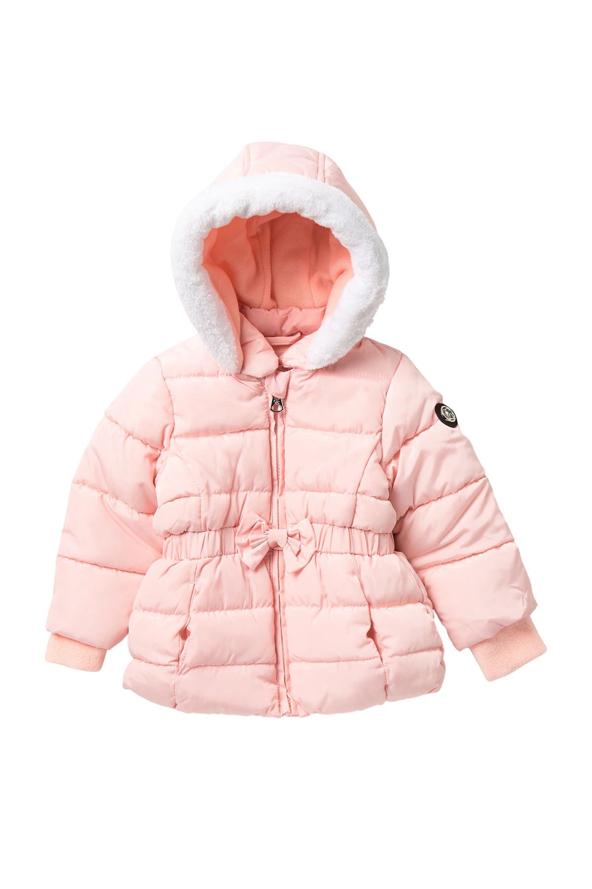 Jessica Simpson | Faux Fur Trimmed Puffer Jacket (Baby Girls ...