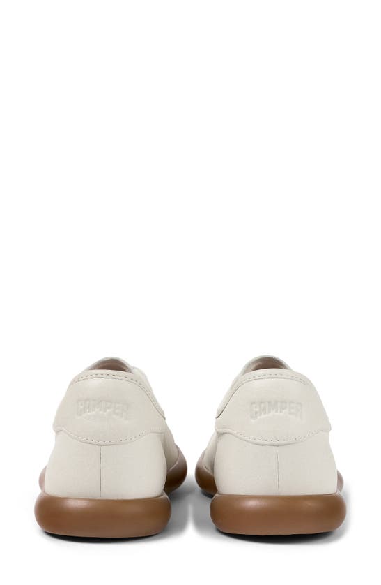 Shop Camper Pelotas Soller Sneaker In White Natural Smooth