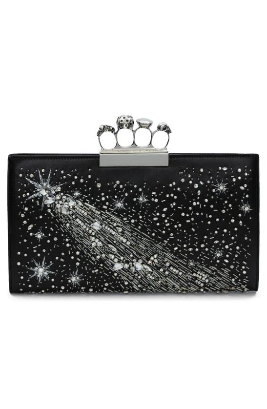 For Ring Star Crystal Flat Pouch Clutch Bag