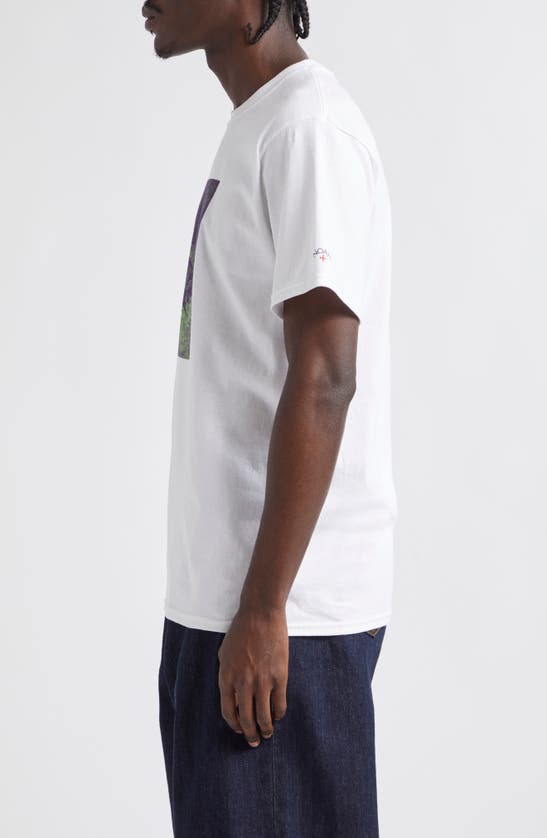 Shop Noah Get Back Up Graphic T-shirt In White
