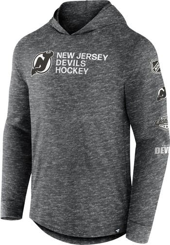 Nashville Predators Fanatics Branded Stacked Long Sleeve Hoodie T-Shirt - Heather Charcoal