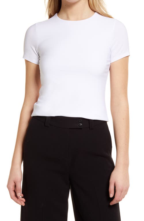 halogen(r) Jersey T-Shirt in White