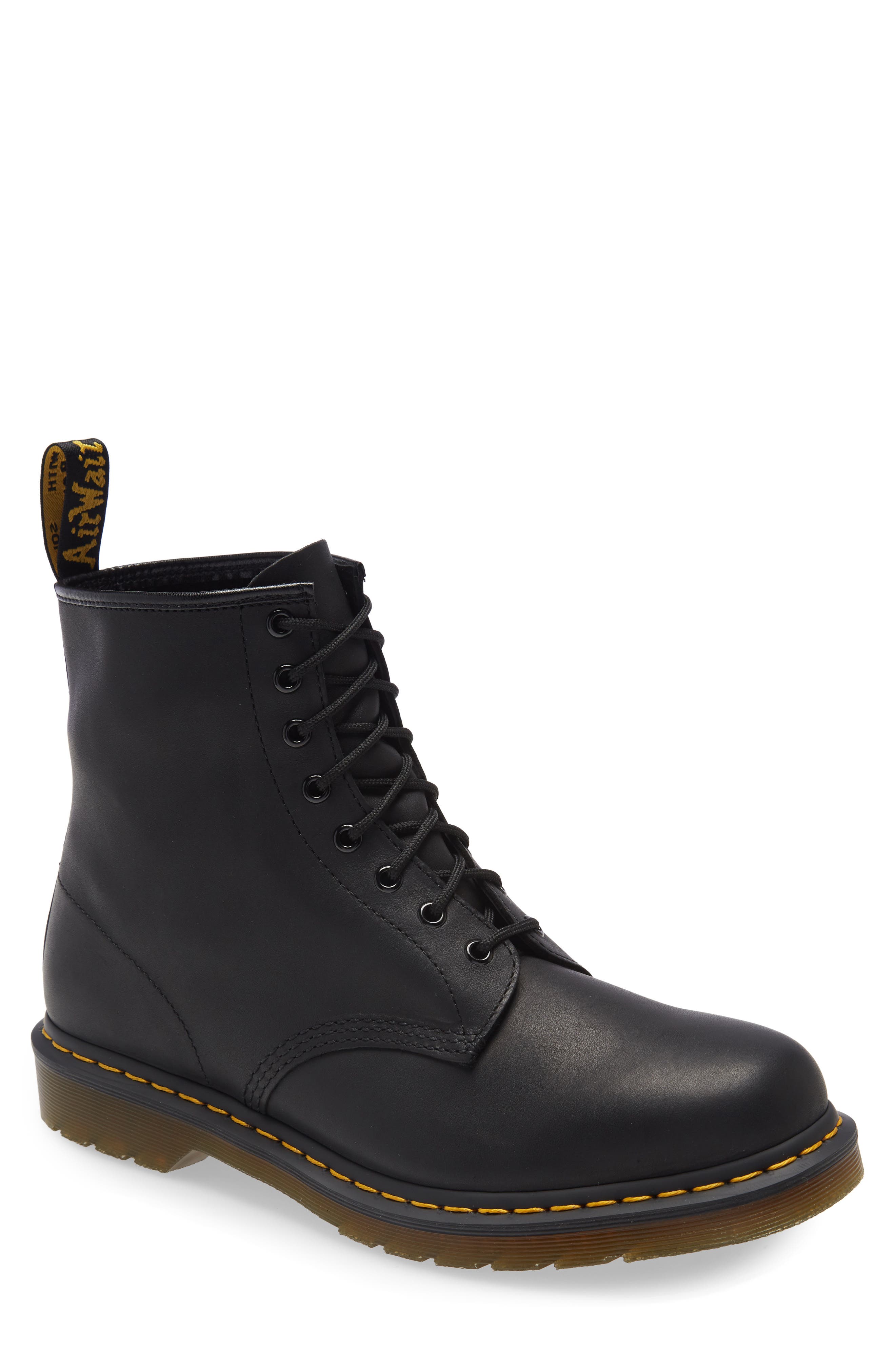Dr. Martens '1460' Boot in Black Smooth at Nordstrom