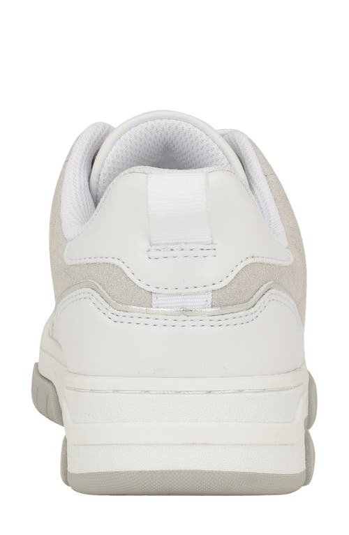 Shop Calvin Klein Stellha Sneaker In White/light Brown