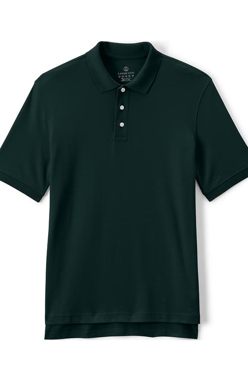 LANDS' END LANDS' END SCHOOL UNIFORM LONG SLEEVE INTERLOCK POLO SHIRT