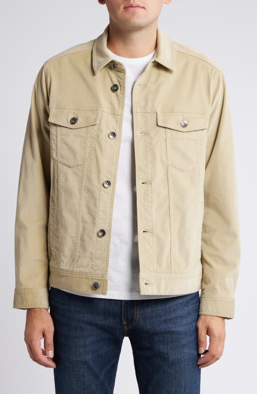 Shop Tommy Bahama Canyon Corduroy Trucker Jacket In Stone Khaki