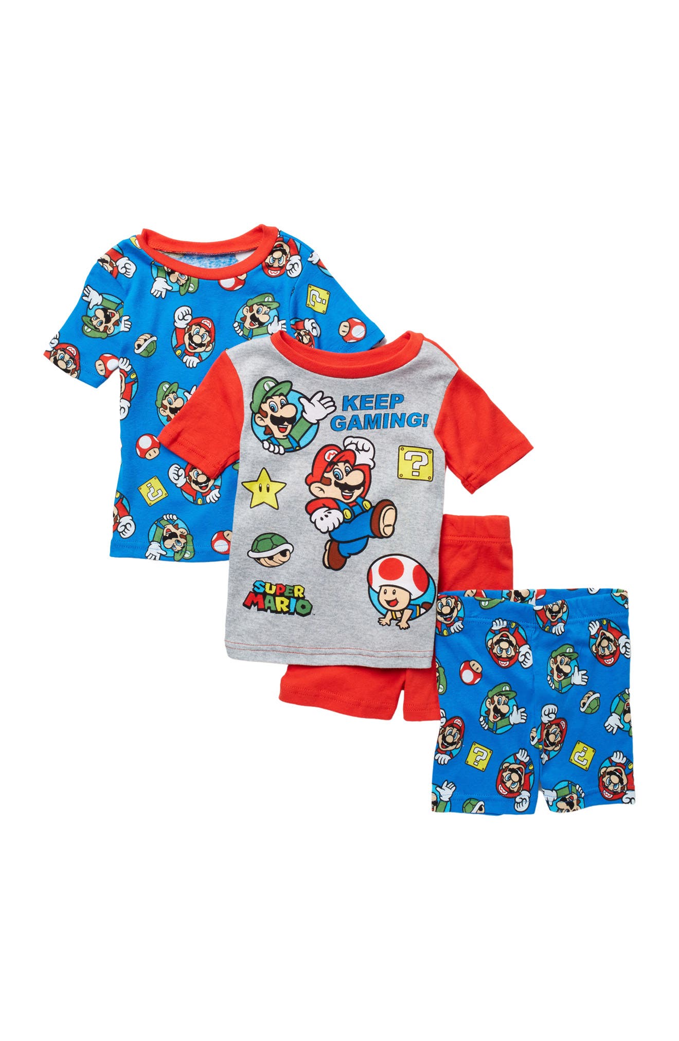 boys short sleeve pajamas