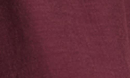 Wishlist Lace Trim High-low Dress In Deep Wine