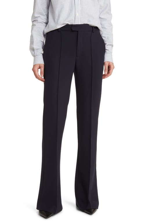 Closed Denair Pintuck Flare Leg Pants Dark Night at Nordstrom,