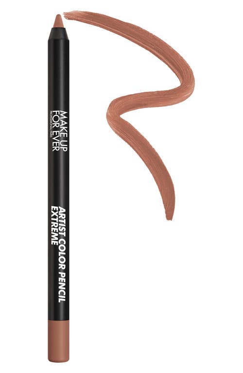 Shop Make Up For Ever Artist Color Pencil Extreme Waterproof Lip Liner In 600 - Anywhere Caffeine