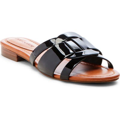 Enzo Angiolini Golda Slide Sandal, Black