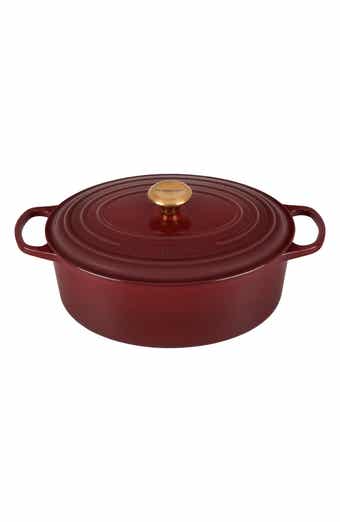 Kerilyn 4.5 QT Enameled Oval Dutch Oven Pot with Lid and Dual Handles, Cast  Iron Dutch Oven for Cooking, Bread Baking, Non-stick Enamel Coated