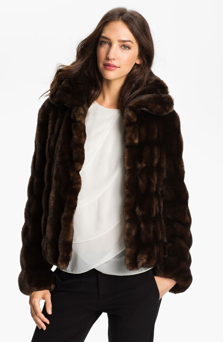 Gallery Faux Sable Fur Jacket (Online Exclusive) | Nordstrom