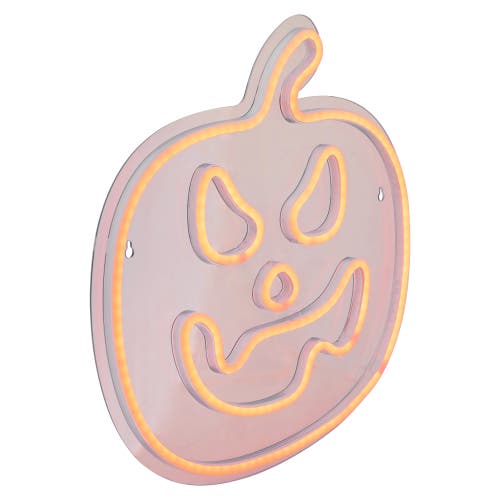 NORTHLIGHT NORTHLIGHT LED JACK-O-LANTERN NEON LIGHTED HALLOWEEN WALL OR WINDOW DECORATION