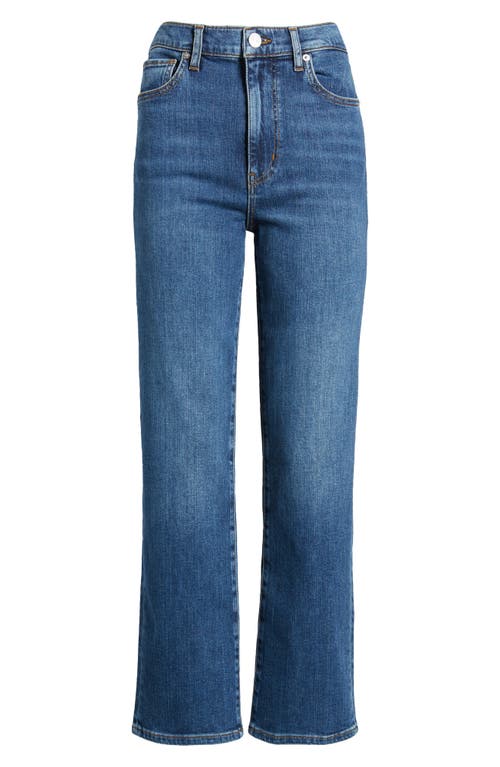 Shop Frame Le Sleek High Waist Ankle Straight Leg Jeans In Marsa