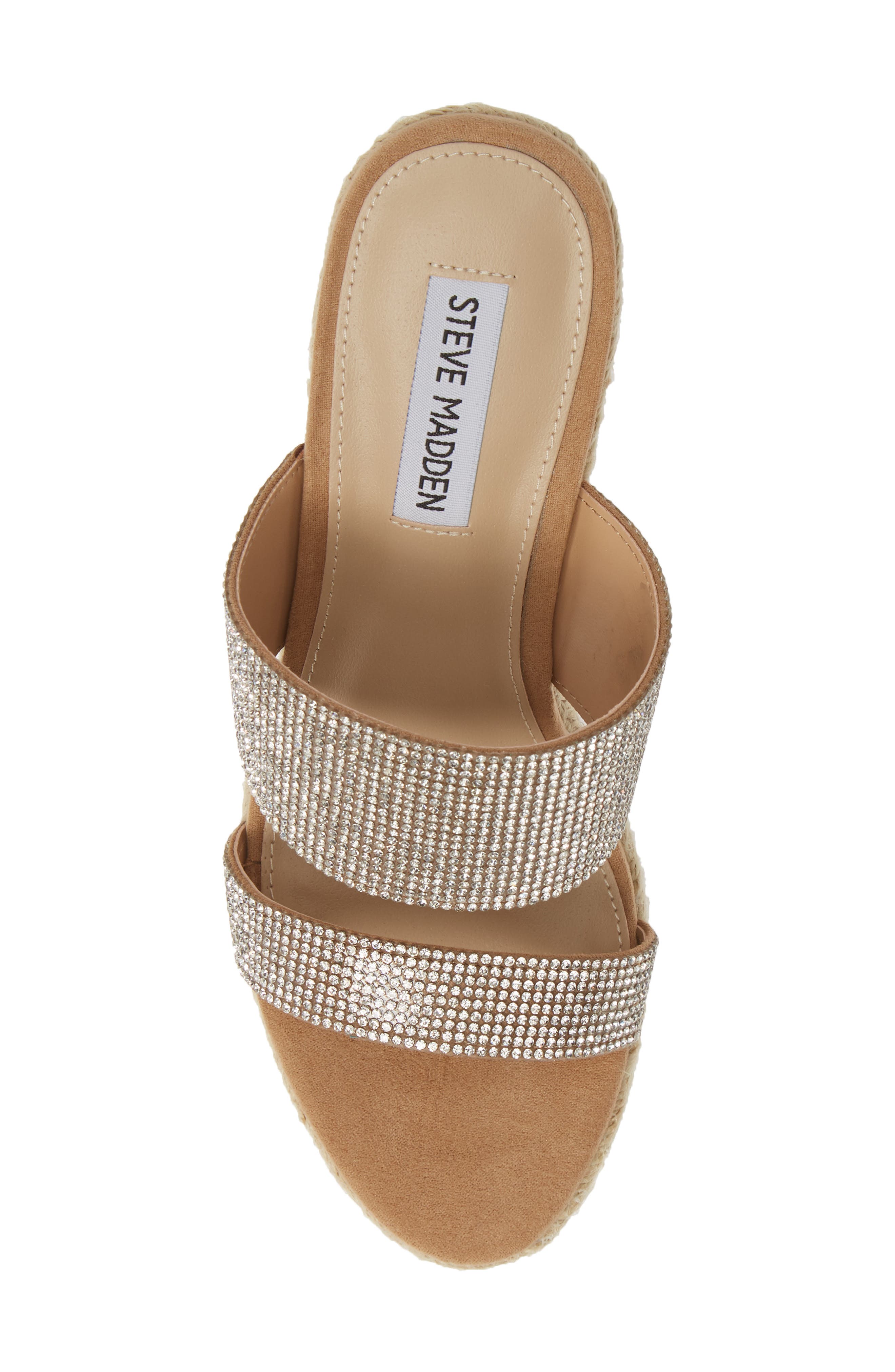 sunrise espadrille wedge slide sandal steve madden