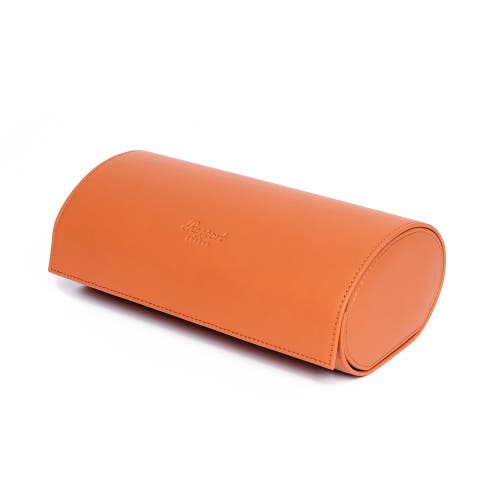 Rapport London Hyde Park Three Watch Roll In Tan