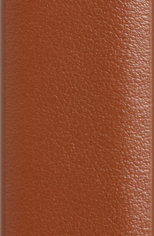 Ferragamo Hug Gancio Leather Belt In New Cognac