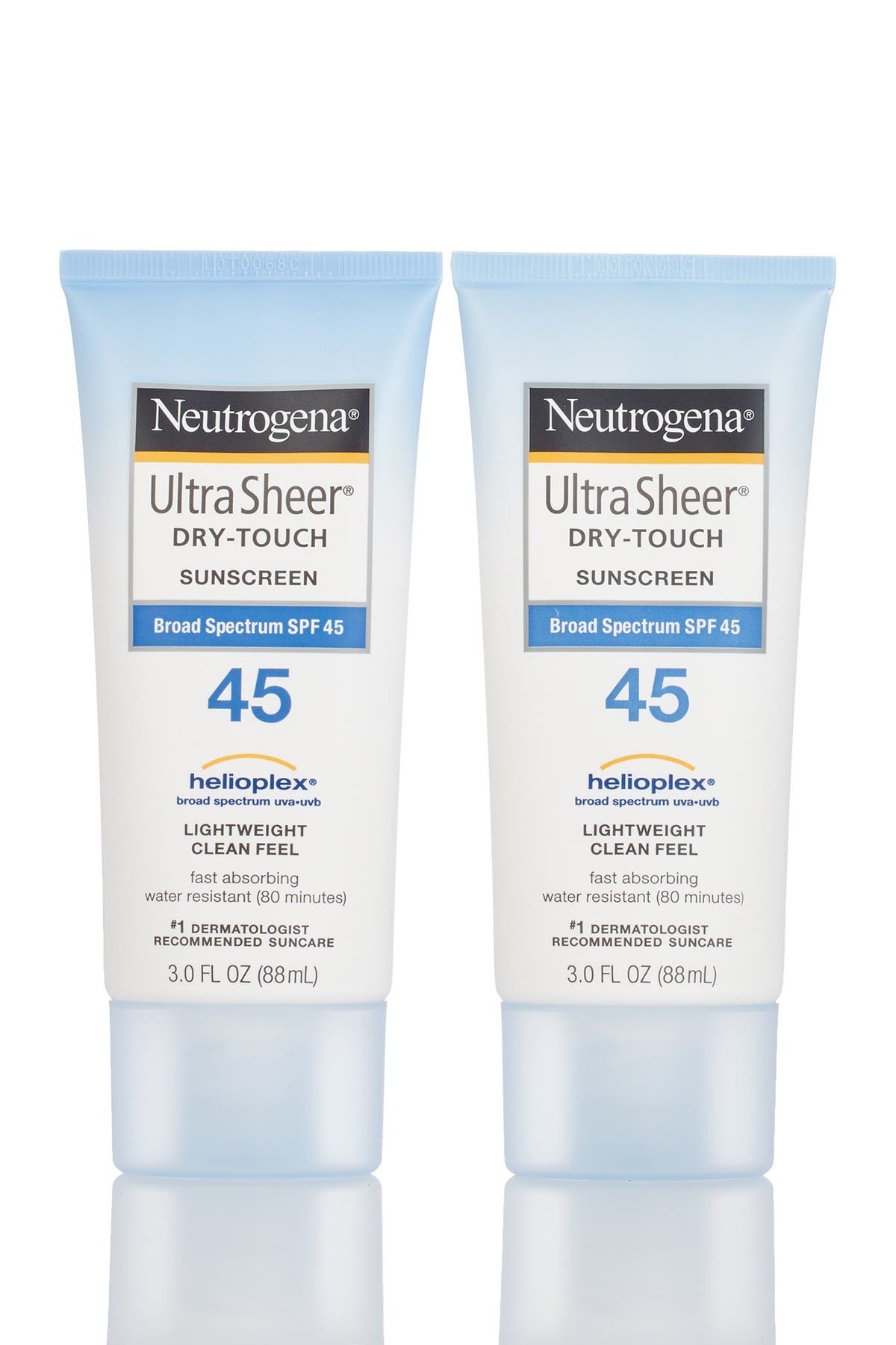 ultra sheer face sunscreen spf 45