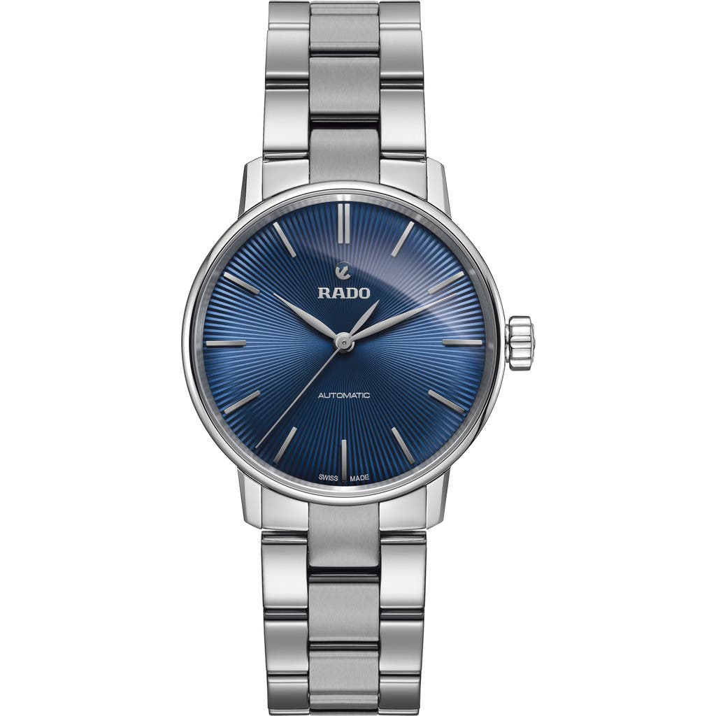 Rado Coupole Classic Automatic Bracelet Watch, 32mm In Blue