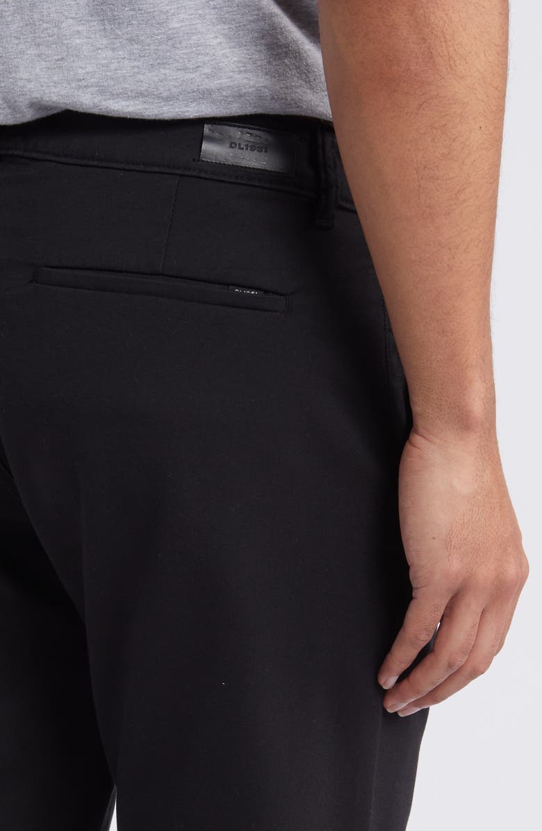 DL1961 Ivan Slim Fit Twill Pants, Alternate, color, Black Onyx