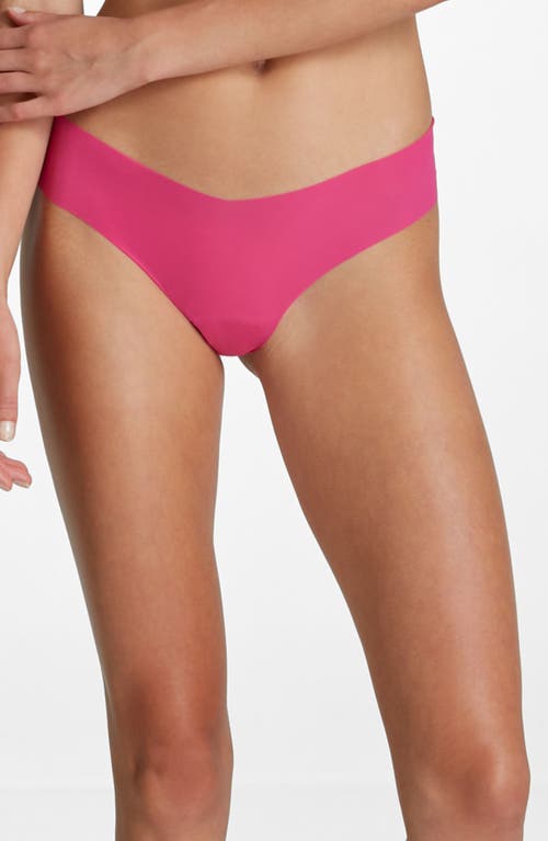 Commando Invisible Rib Thong In  Pink