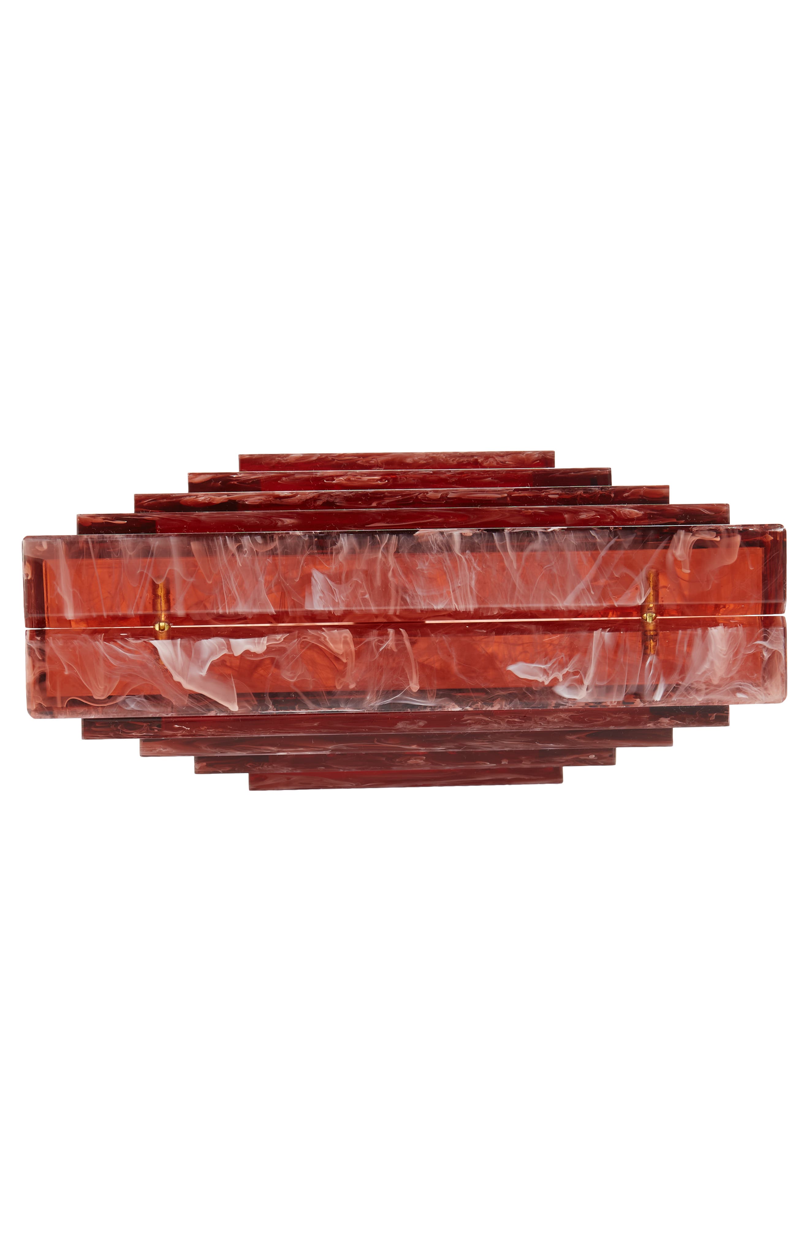 cult gaia logan acrylic clutch